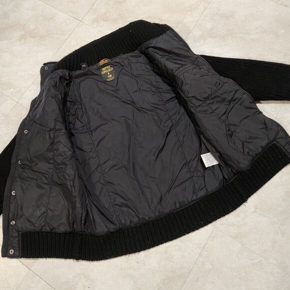 Scotch & Soda Womens M Medium Quilted Snap Knitted Sleeves Jacket Sweater Hybrid - Picture 12 of 14